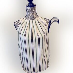 Women’s Ann Taylor sleeveless, striped blouse, size XS